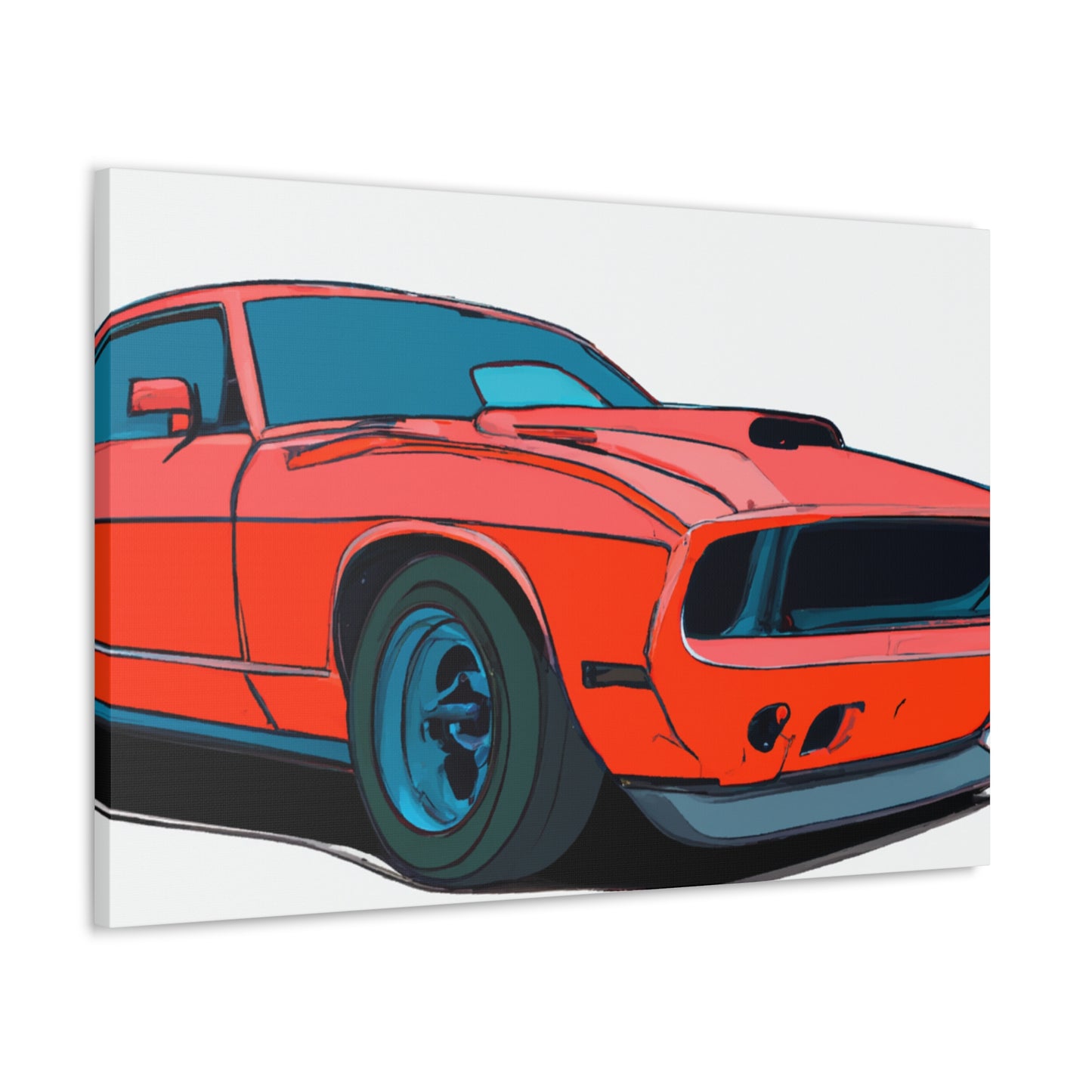 The Inferno- Automobile - Canvas
