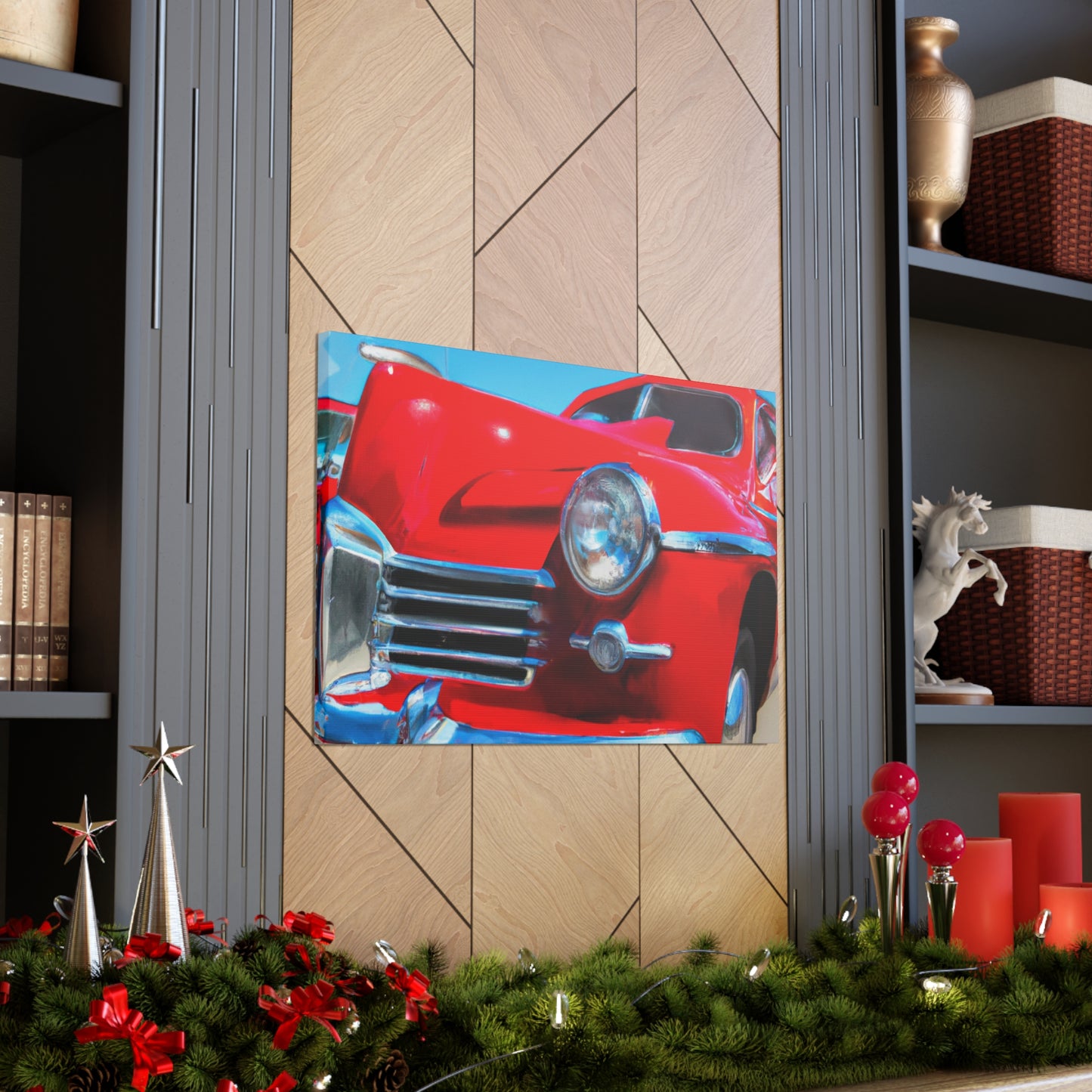 "Red Devil" - Automobile Canvas