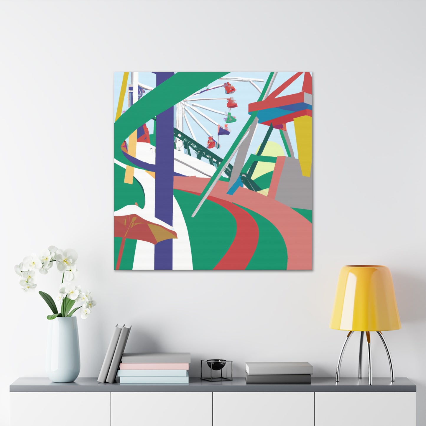 Magical Carousel - Amusement - Canvas