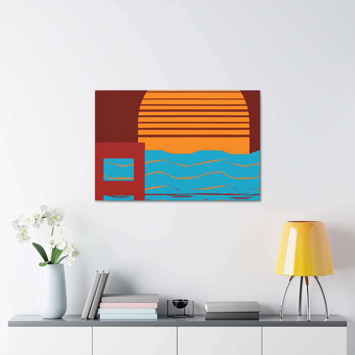 Funky Motion- Midcentury - Canvas