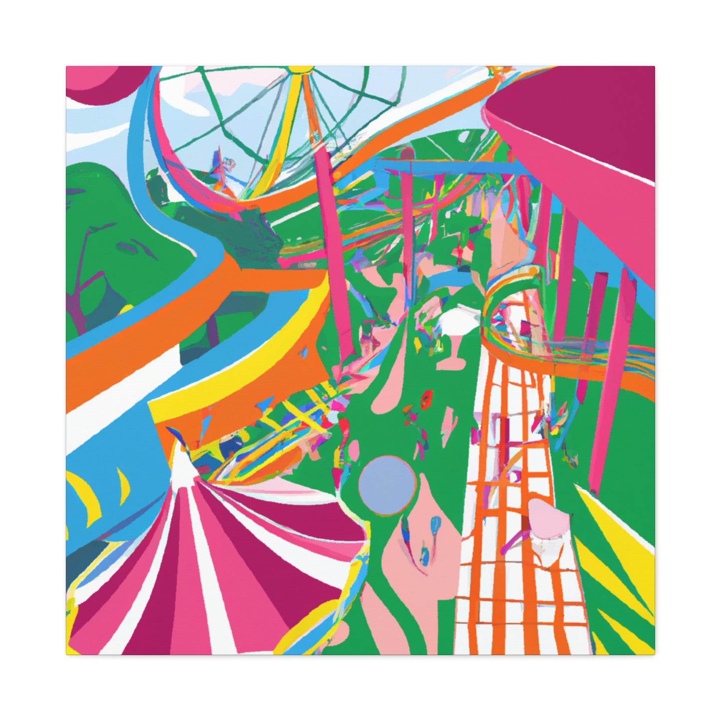 Candyland Rush - Amusement - Canvas