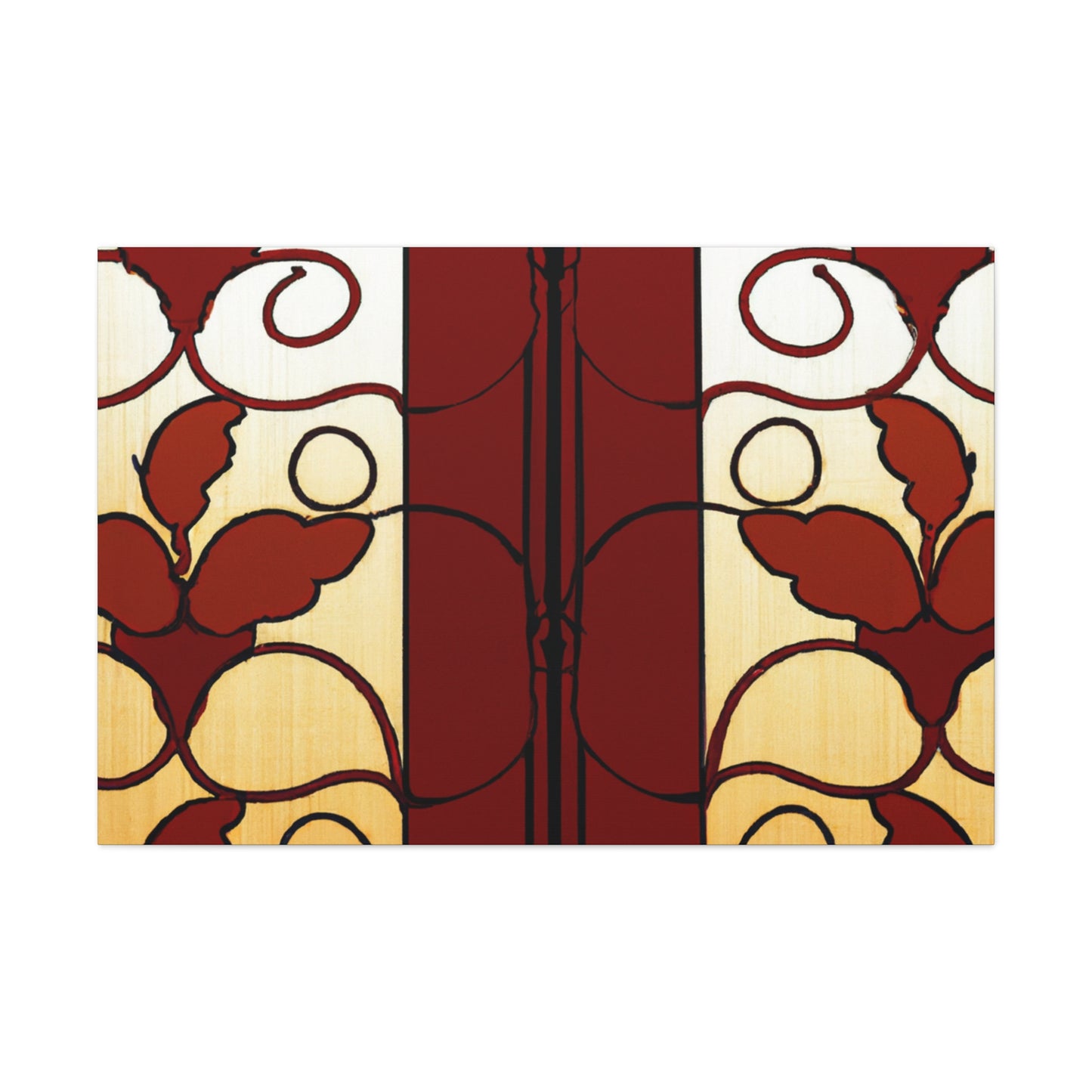 Fall Leaf - Glass Canvas