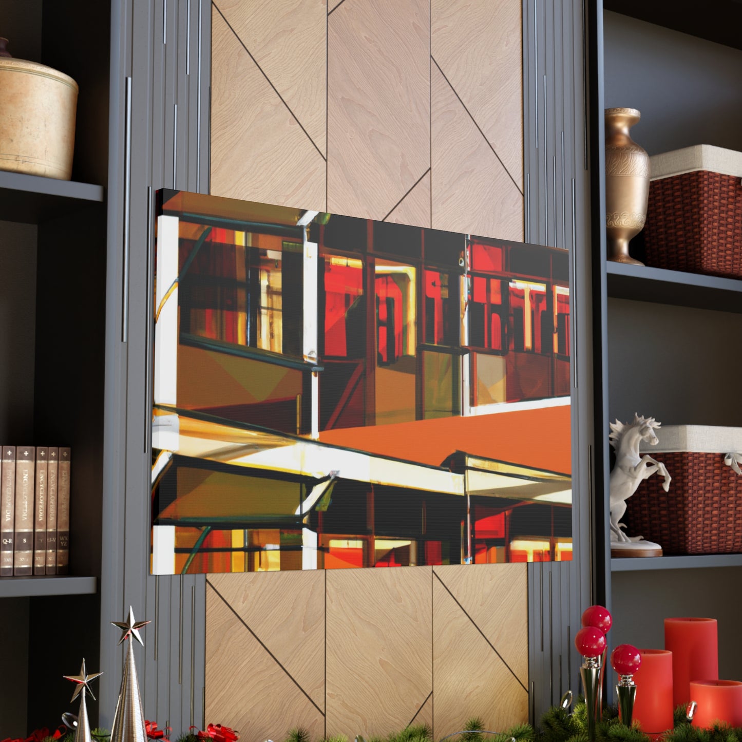 Burnt Windows - Canvas - Architectural