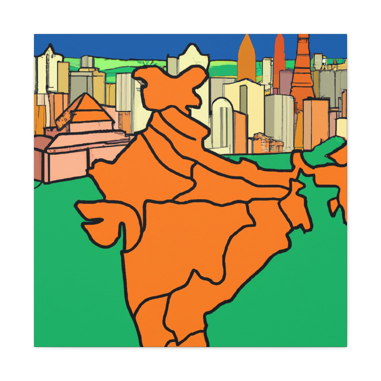 Maya Jai - India - Canvas