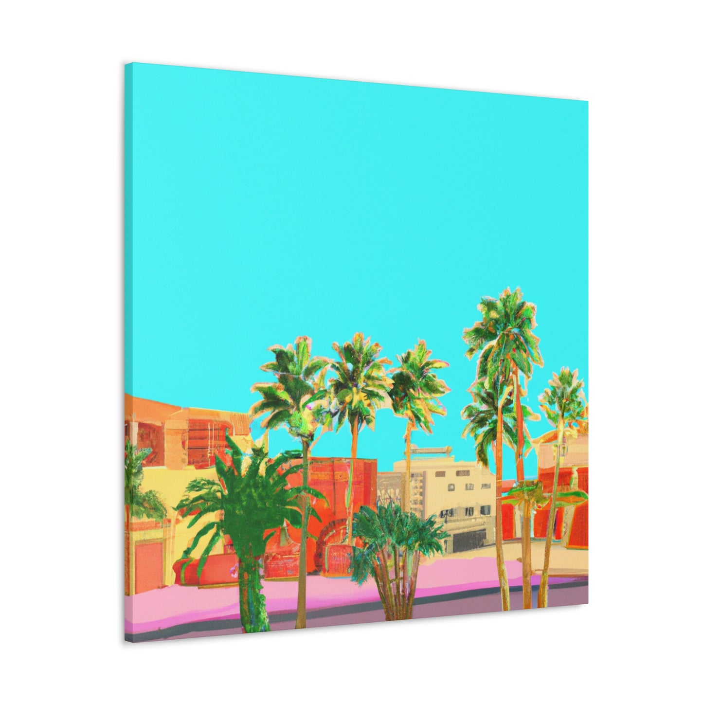Sandy Oasis - Architectural - Canvas