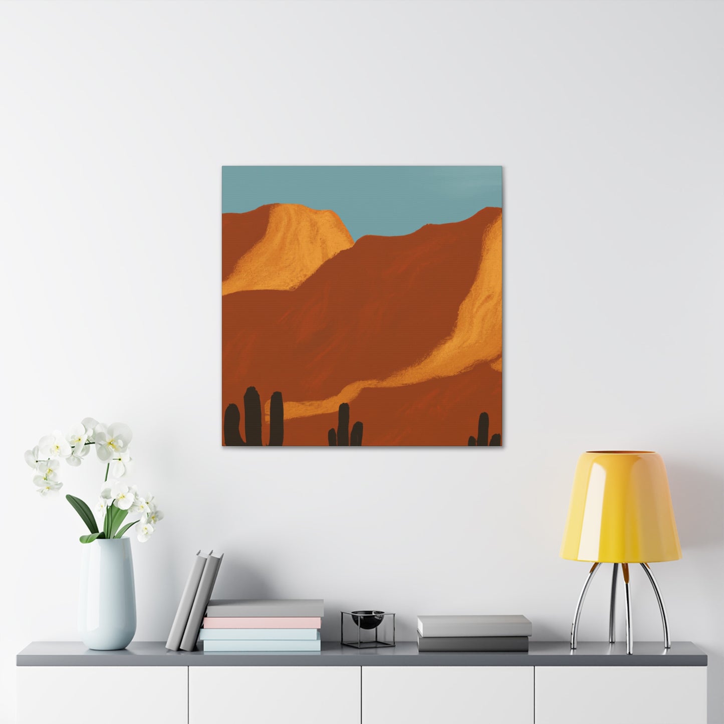 Retro Revival - Vintage Contemporary - Desert - Canvas