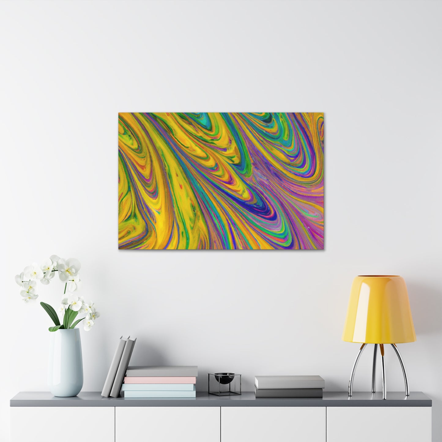 Yello Rijn - Abstract Canvas