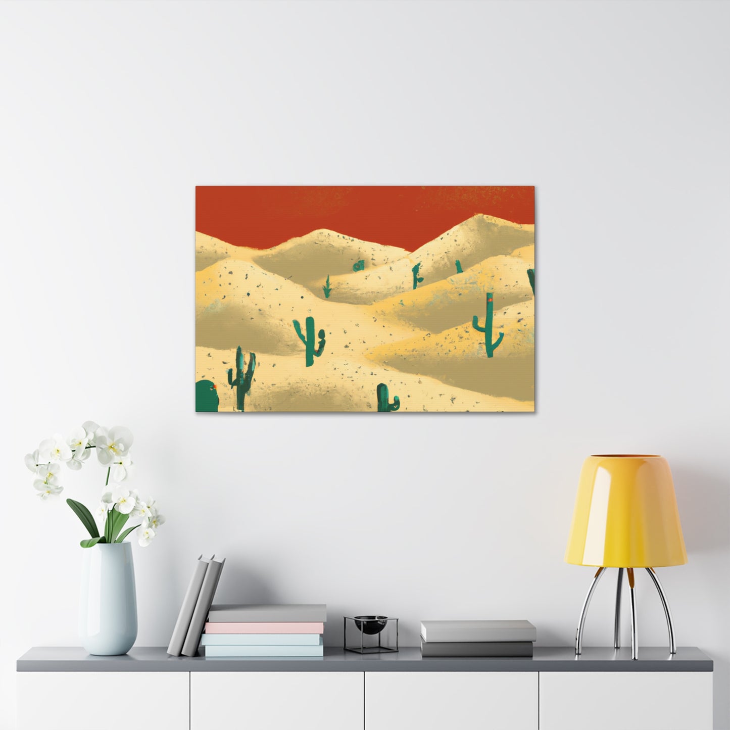 Glamourous Simplicity - Vintage Contemporary - Desert - Canvas
