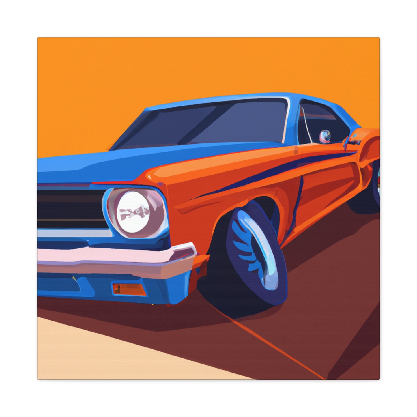Roaring Rocket - Automobile - Canvas