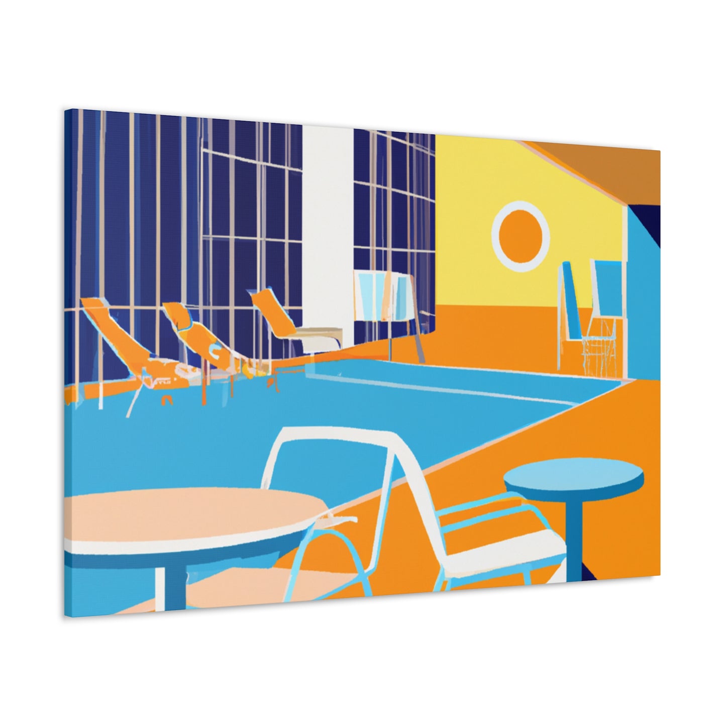 Water Wonder - Midcentury - Canvas