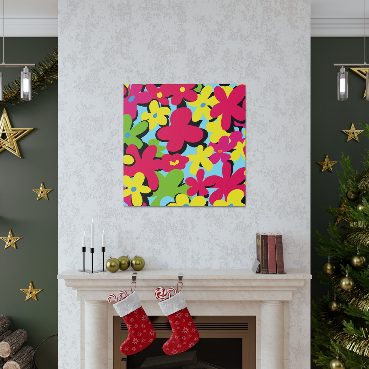 Flower Fields of Fortune - Floral Canvas
