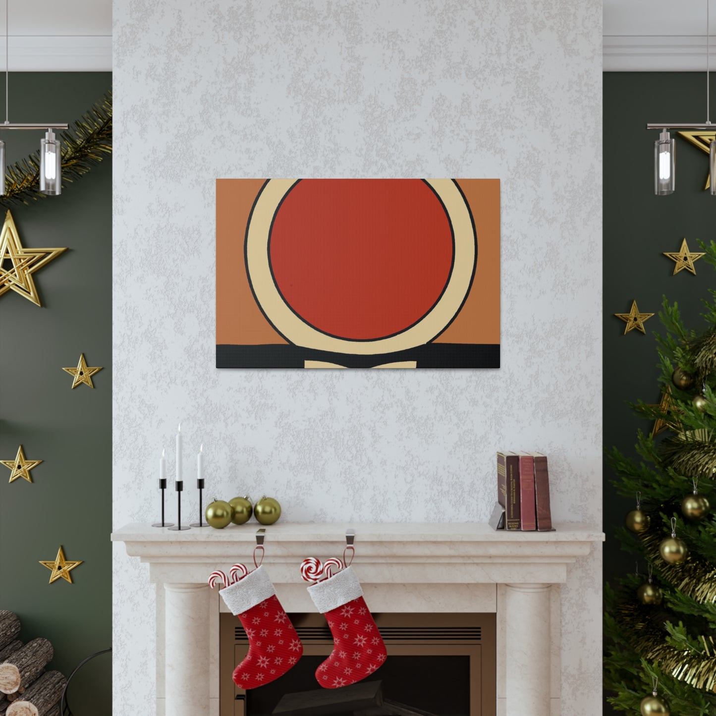 Foxtail Wolfhound - Midcentury Canvas
