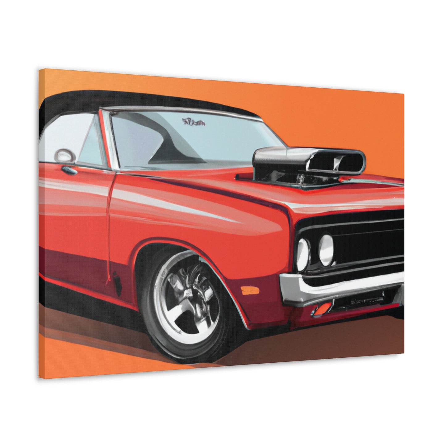 Crimson Rocket - Automobile. - Canvas