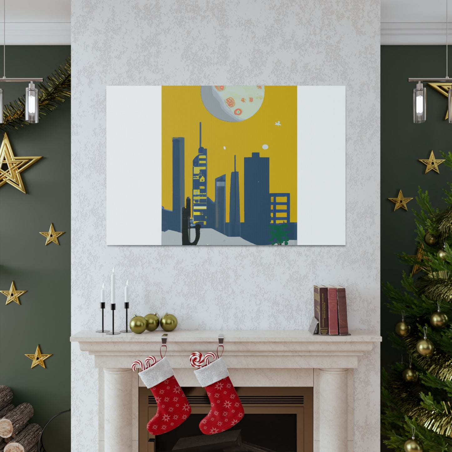 Skyhigh - Midcentury Canvas