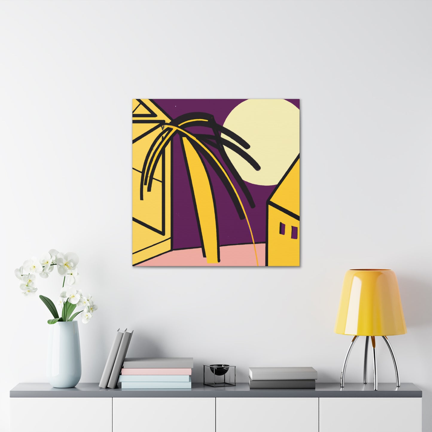 Mellow Mirage - Midcentury - Canvas