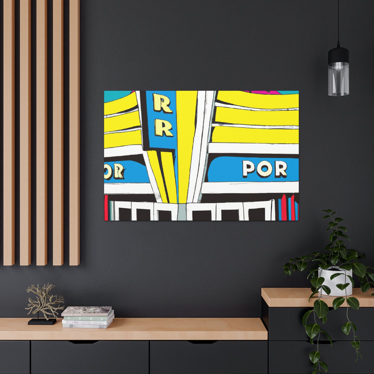 "Hoot 'n Holler Driving Range" - Canvas - Pop Art