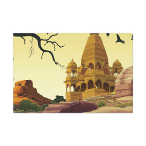 Lotus Land - Destination India - Canvas