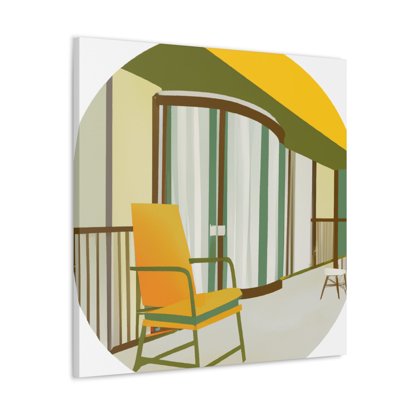 Modern Architectural Splendor - Midcentury - Canvas