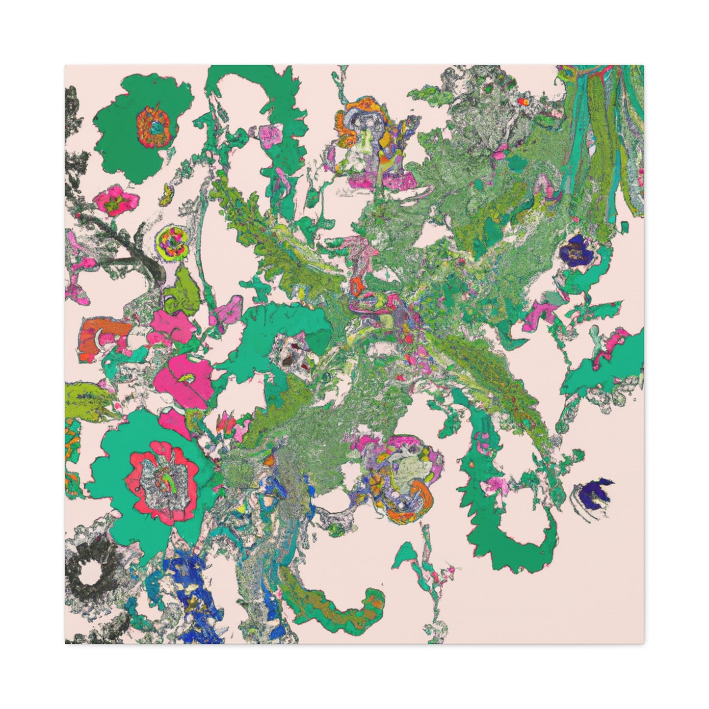 Blissful Beauty - Floral - Canvas