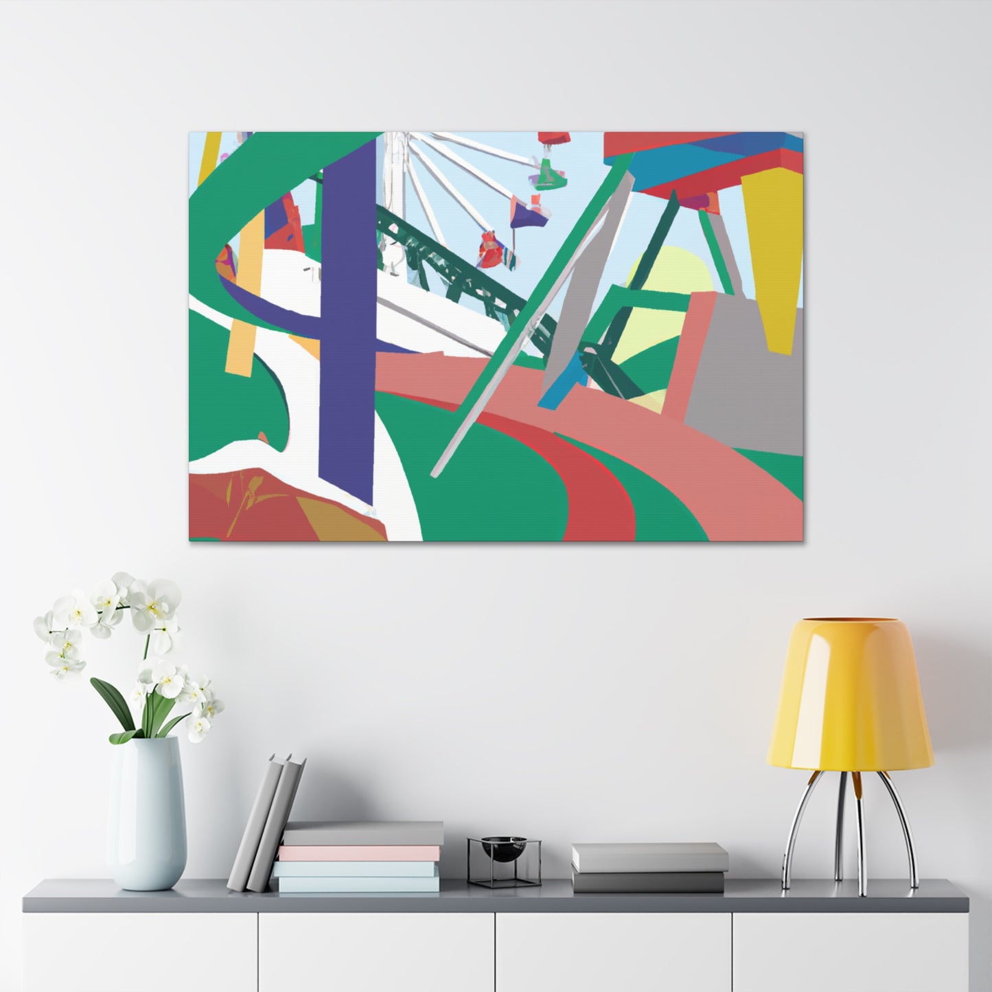 Magical Carousel - Amusement - Canvas