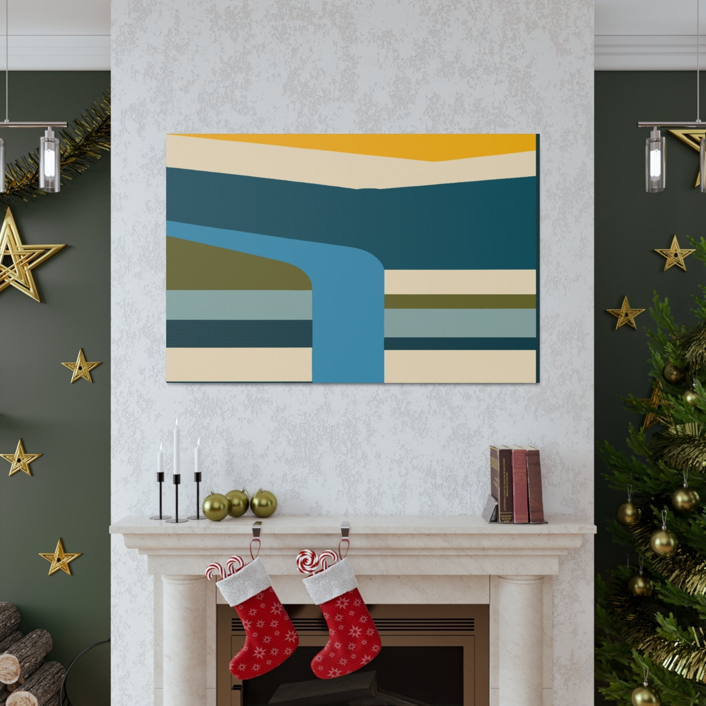 Fawnstripes - Midcentury Canvas