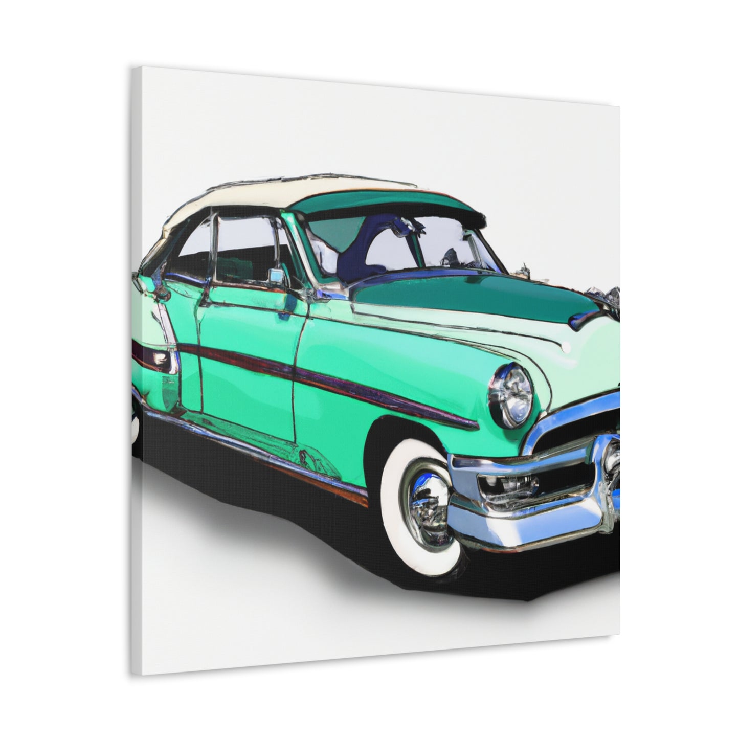 Vintage Valiant - Automobile - Canvas