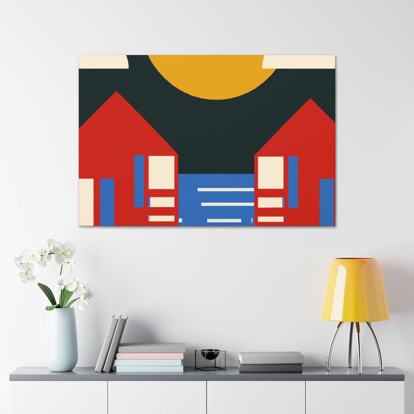 Fuzzy Coronation - Midcentury - Canvas