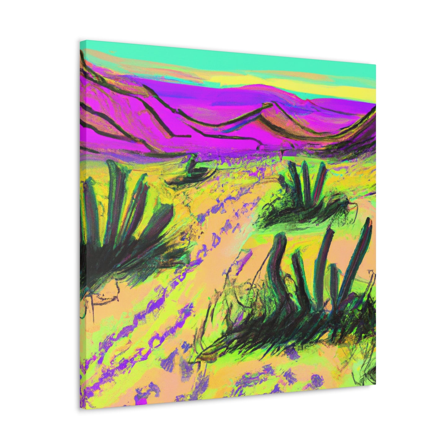 Oasis Mallow - Landscape - Canvas