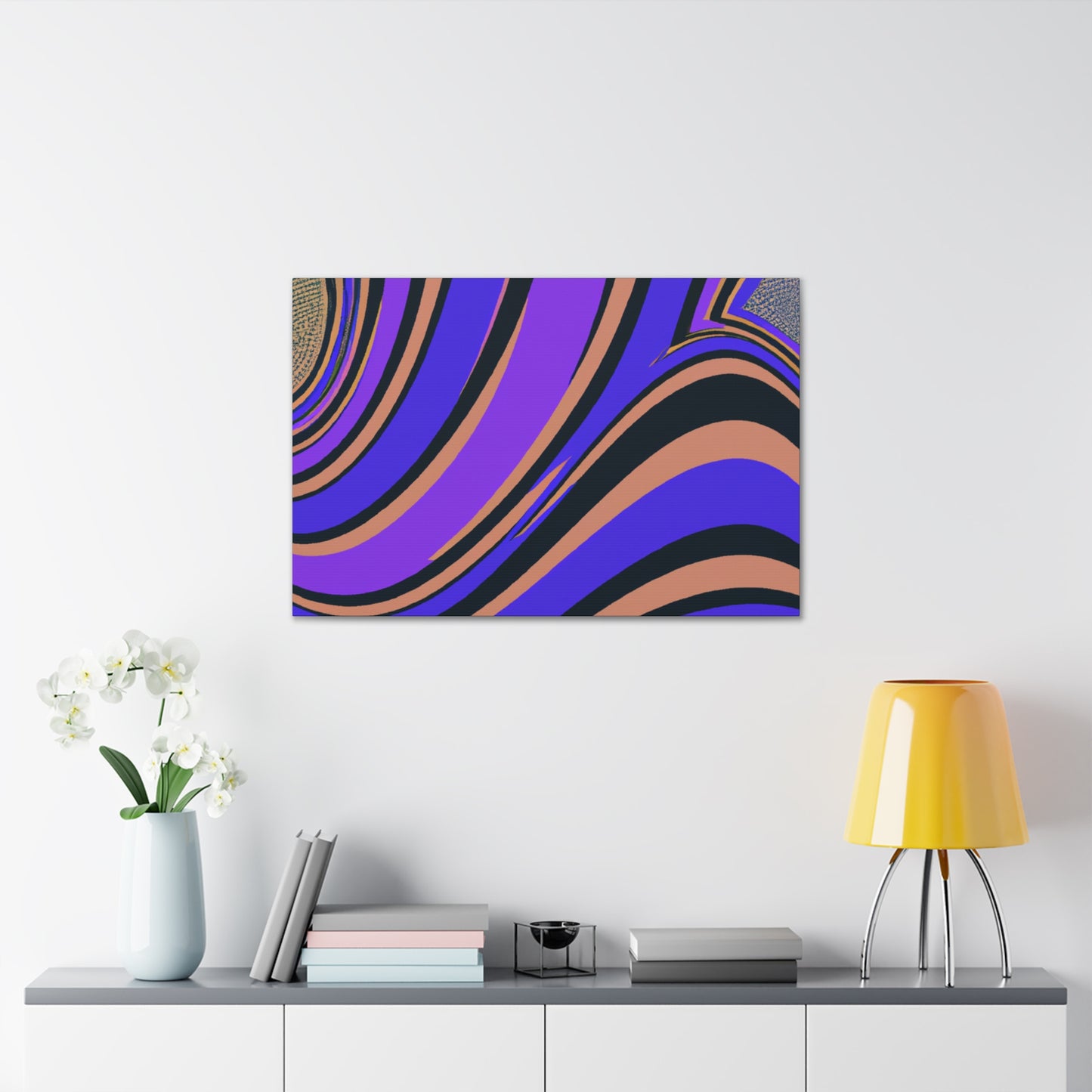 Fluidic Luminescence - Abstract - Canvas