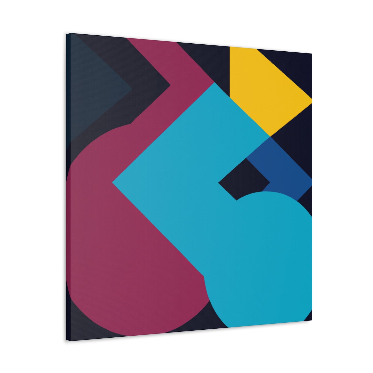 "Fractal Flora - Midcentury" - Canvas