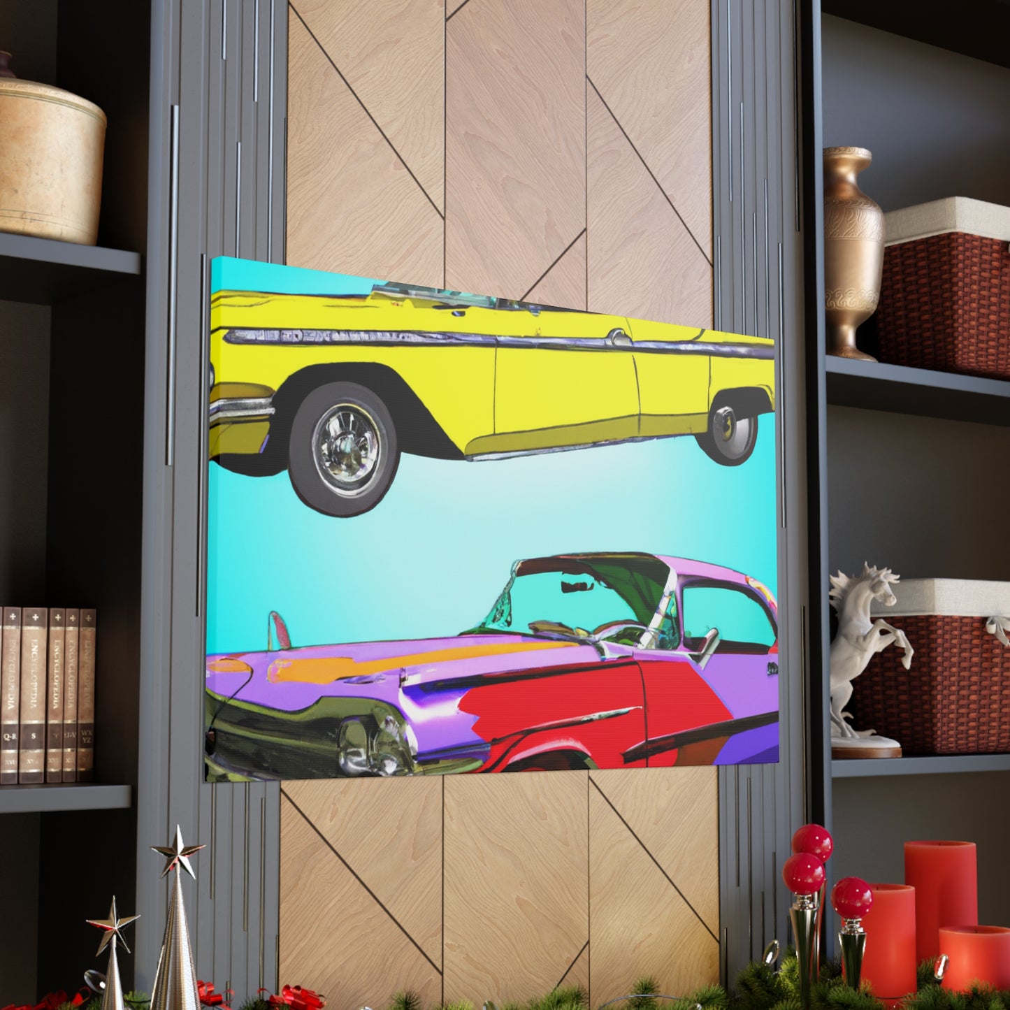 "Vintage Roadsters" - Automobile Canvas