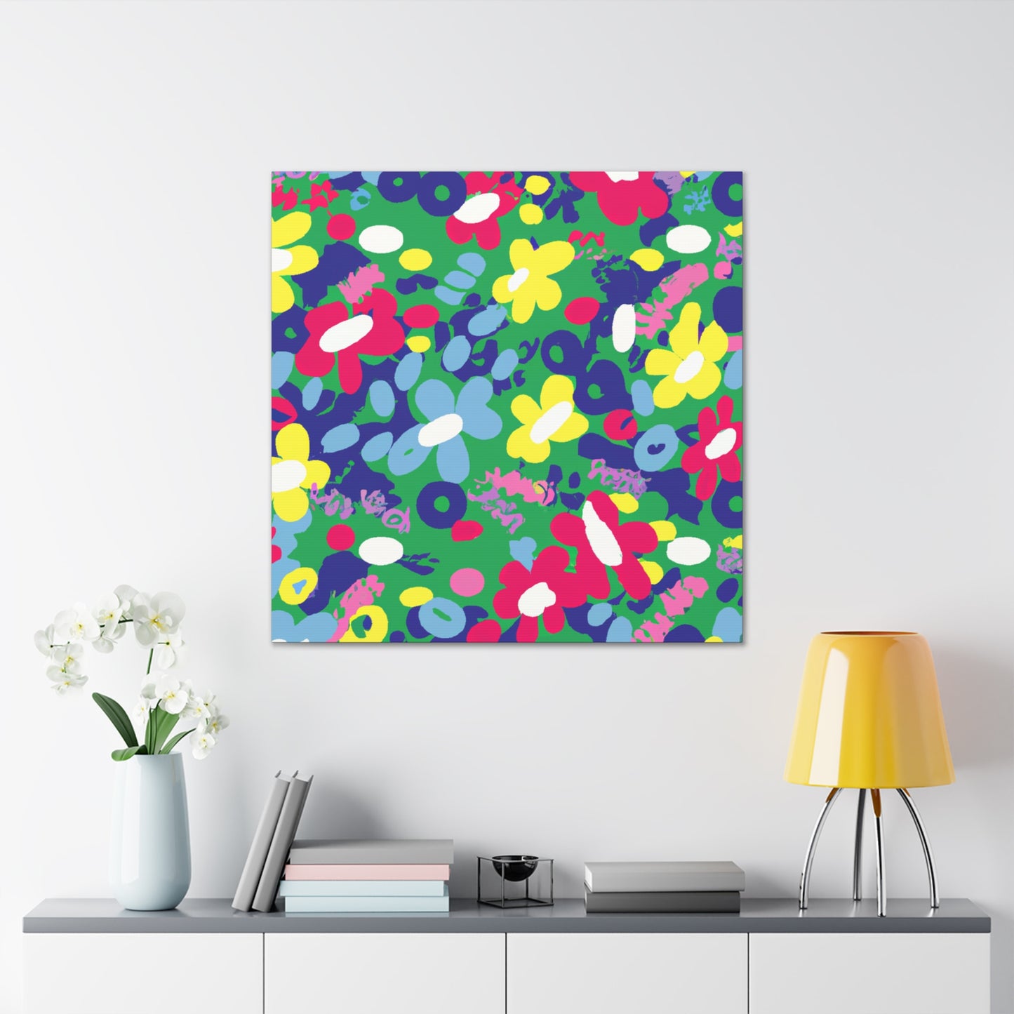 Bluestream - Floral - Canvas