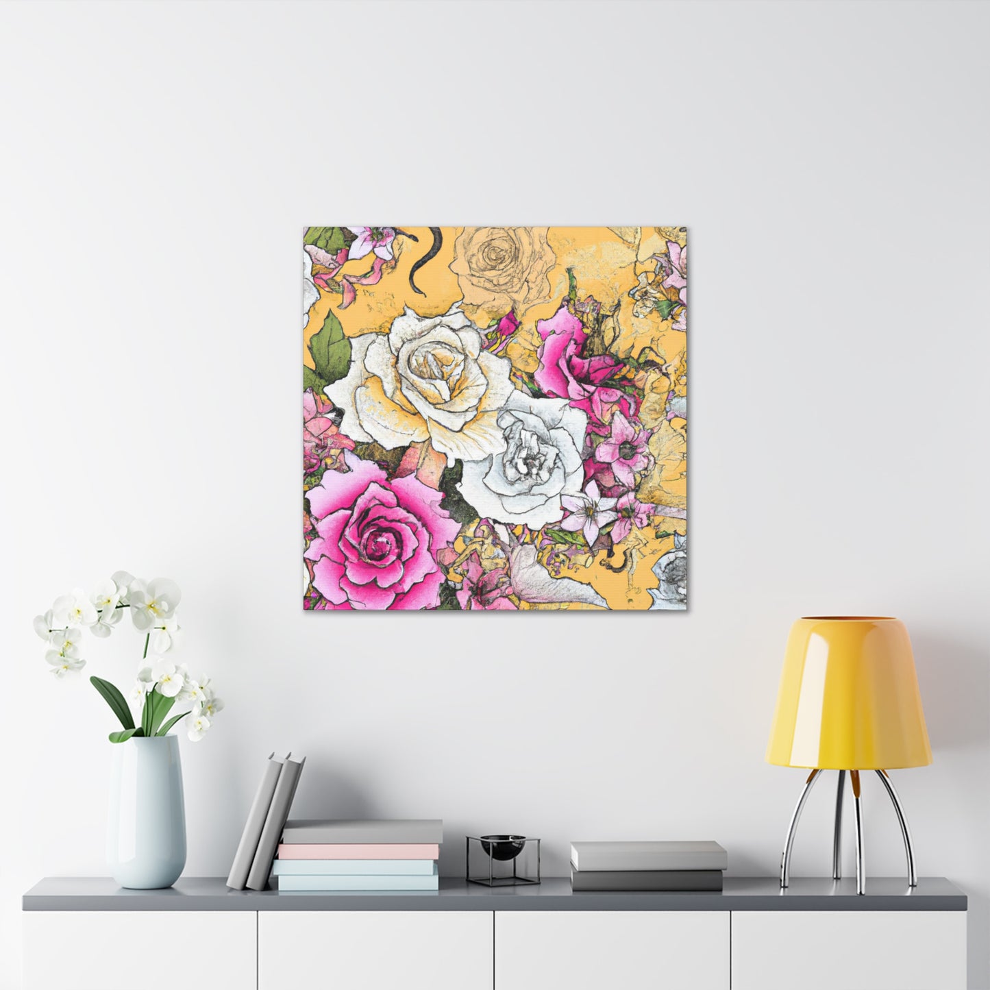 Blossomtopia - Floral - Canvas