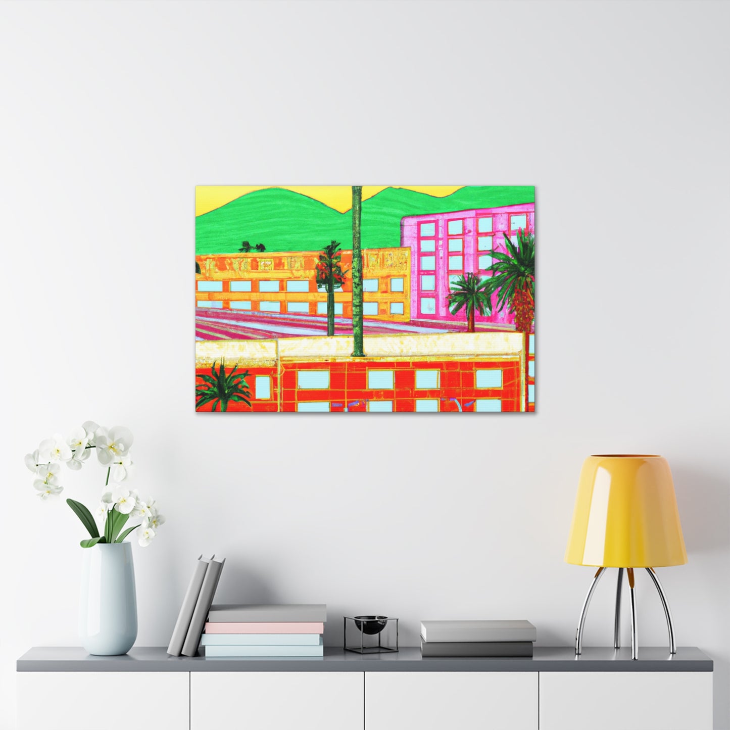 Sahara Splendor - Architectural - Canvas
