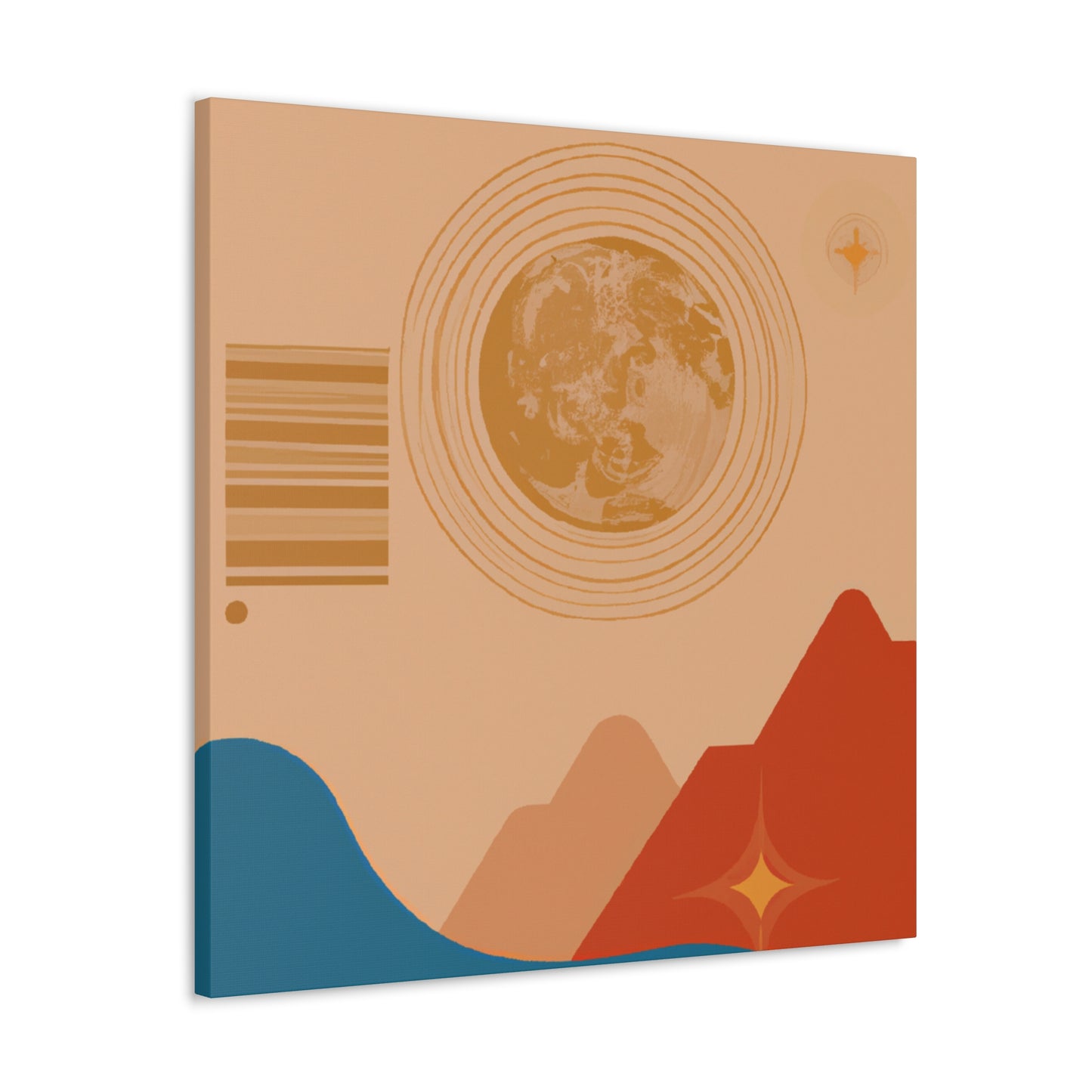 Earthy - Midcentury Canvas