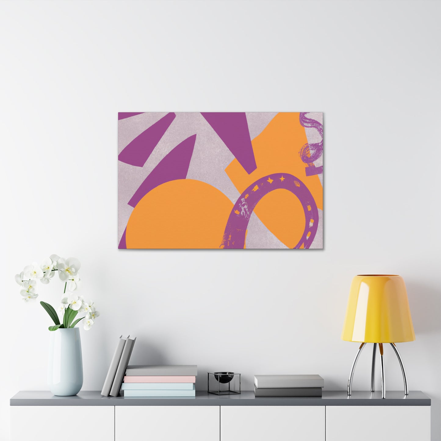 Mountain Viewport- Midcentury - Canvas