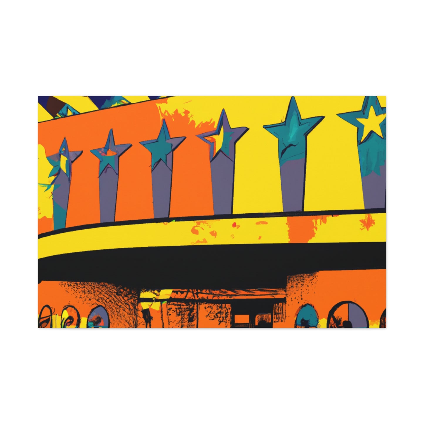 Whirlin' Wheels Diner and Drive-In - Canvas