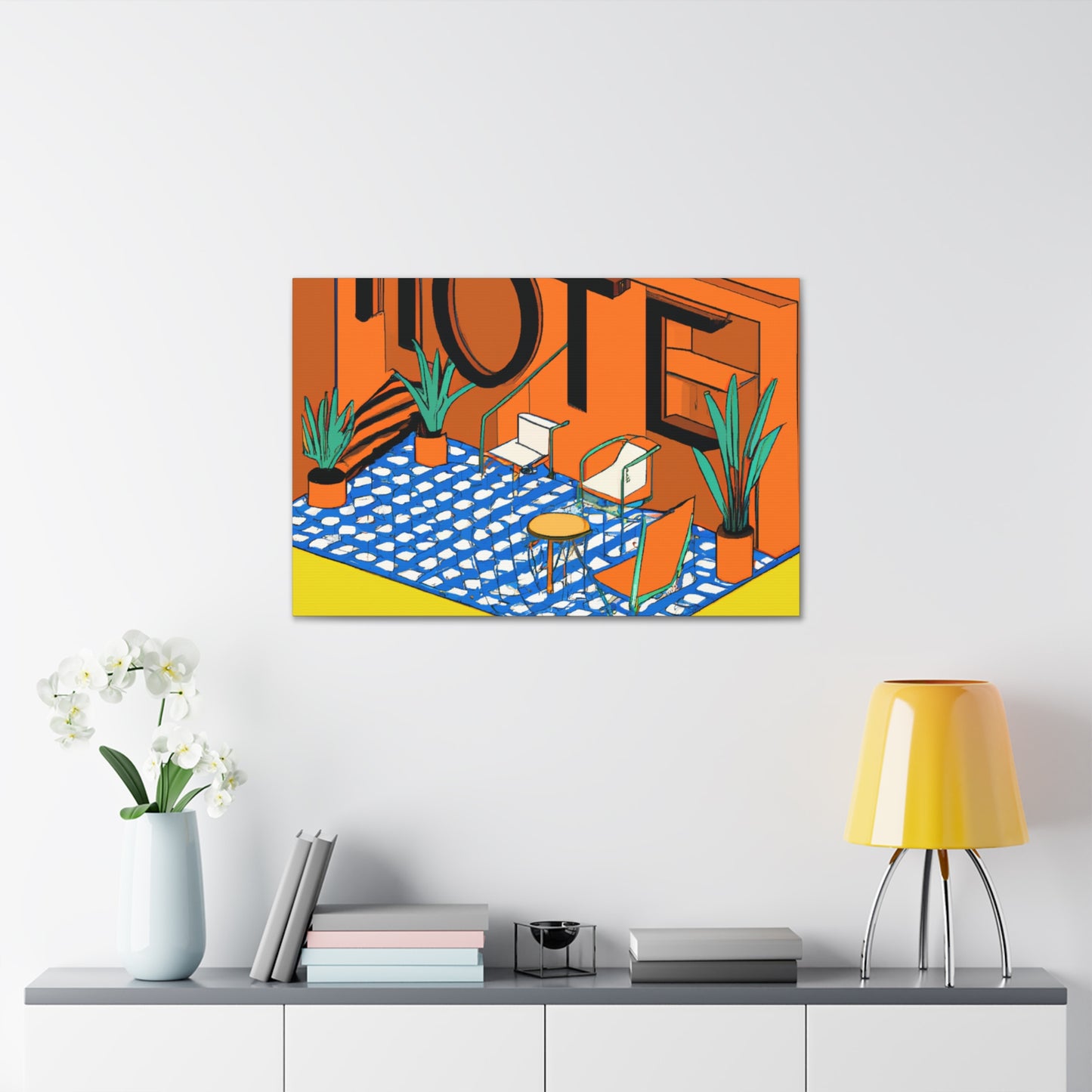 Abstract Radiance - Midcentury - Canvas