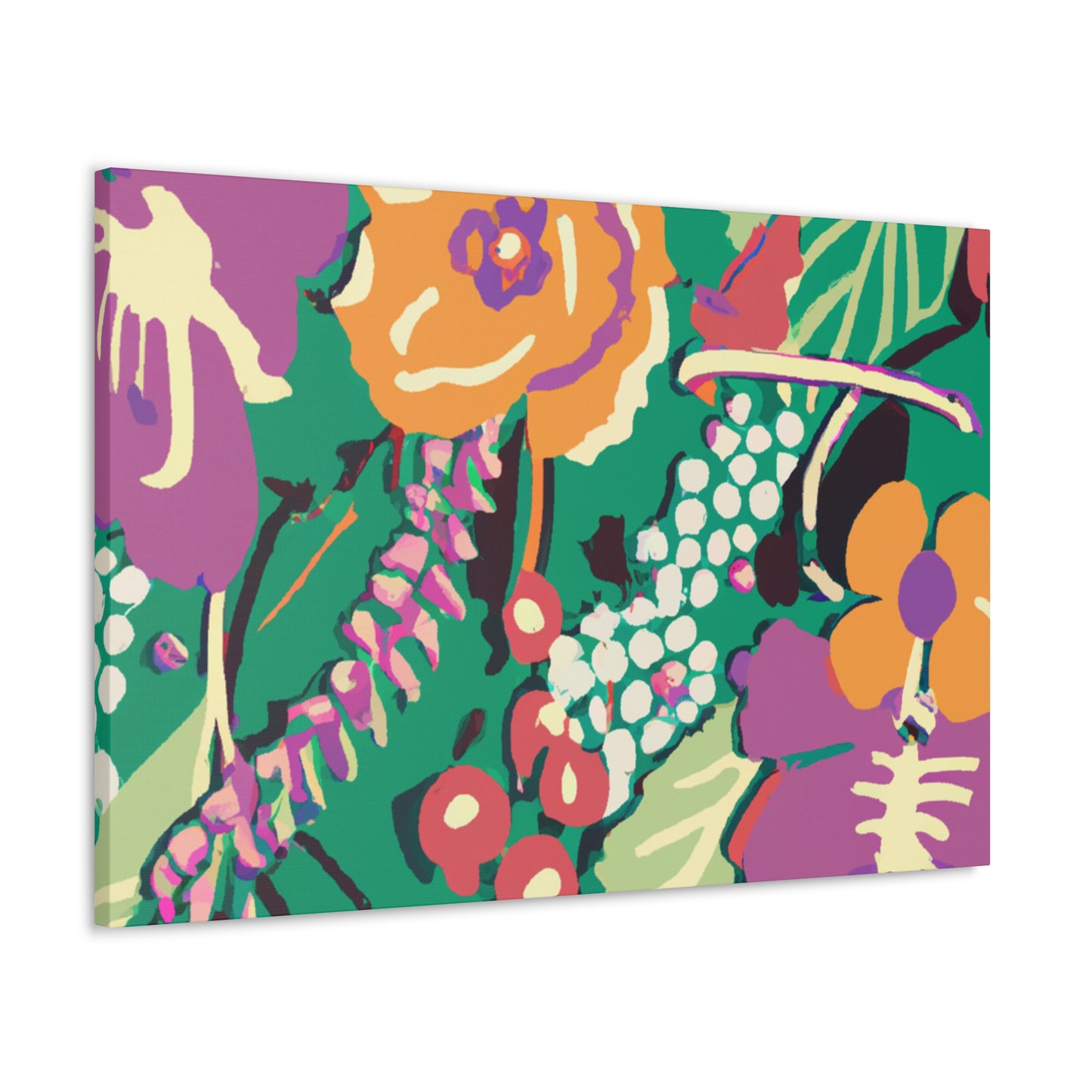 Blooming Breeze - Floral - Canvas