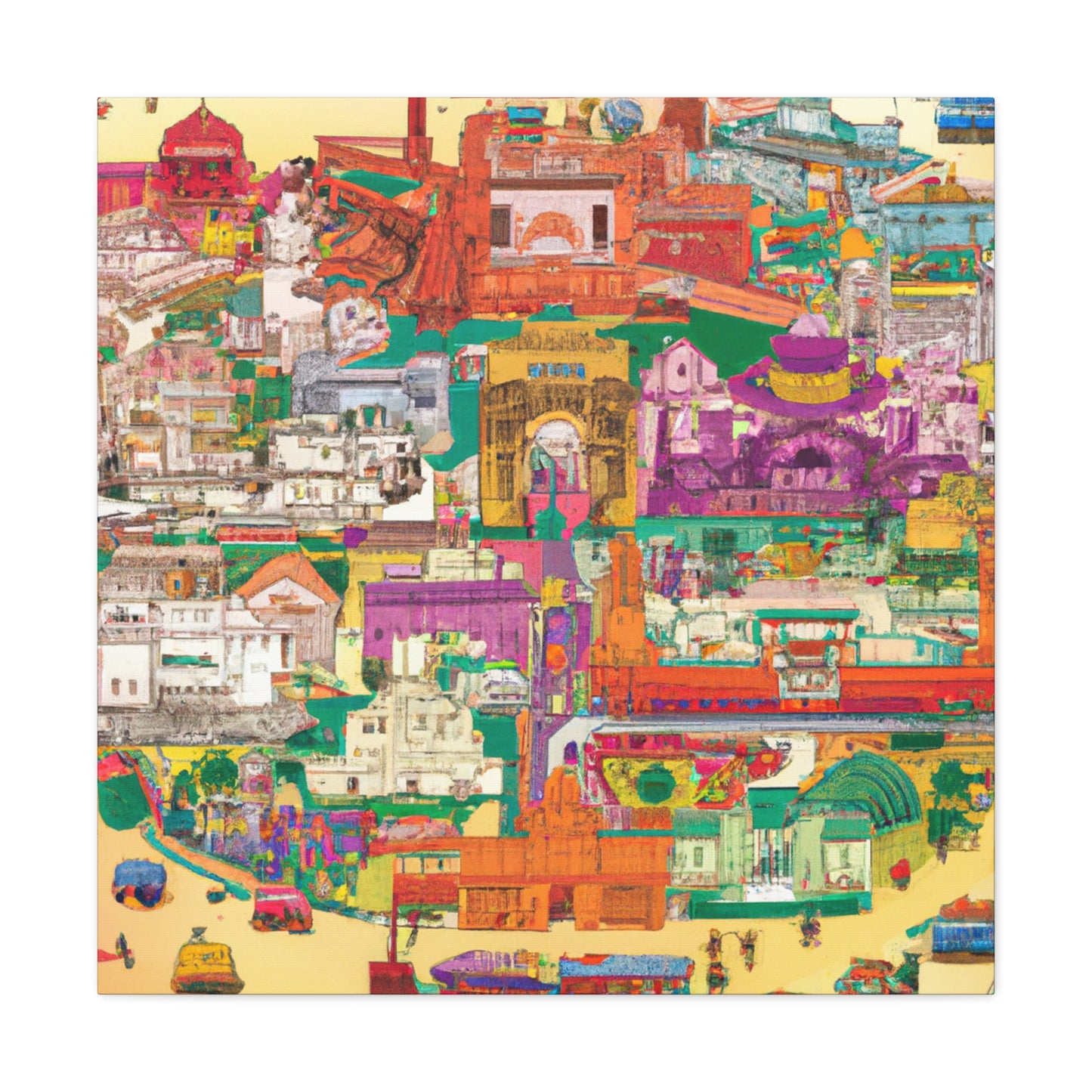 Amber Mahal - Destination India - Canvas