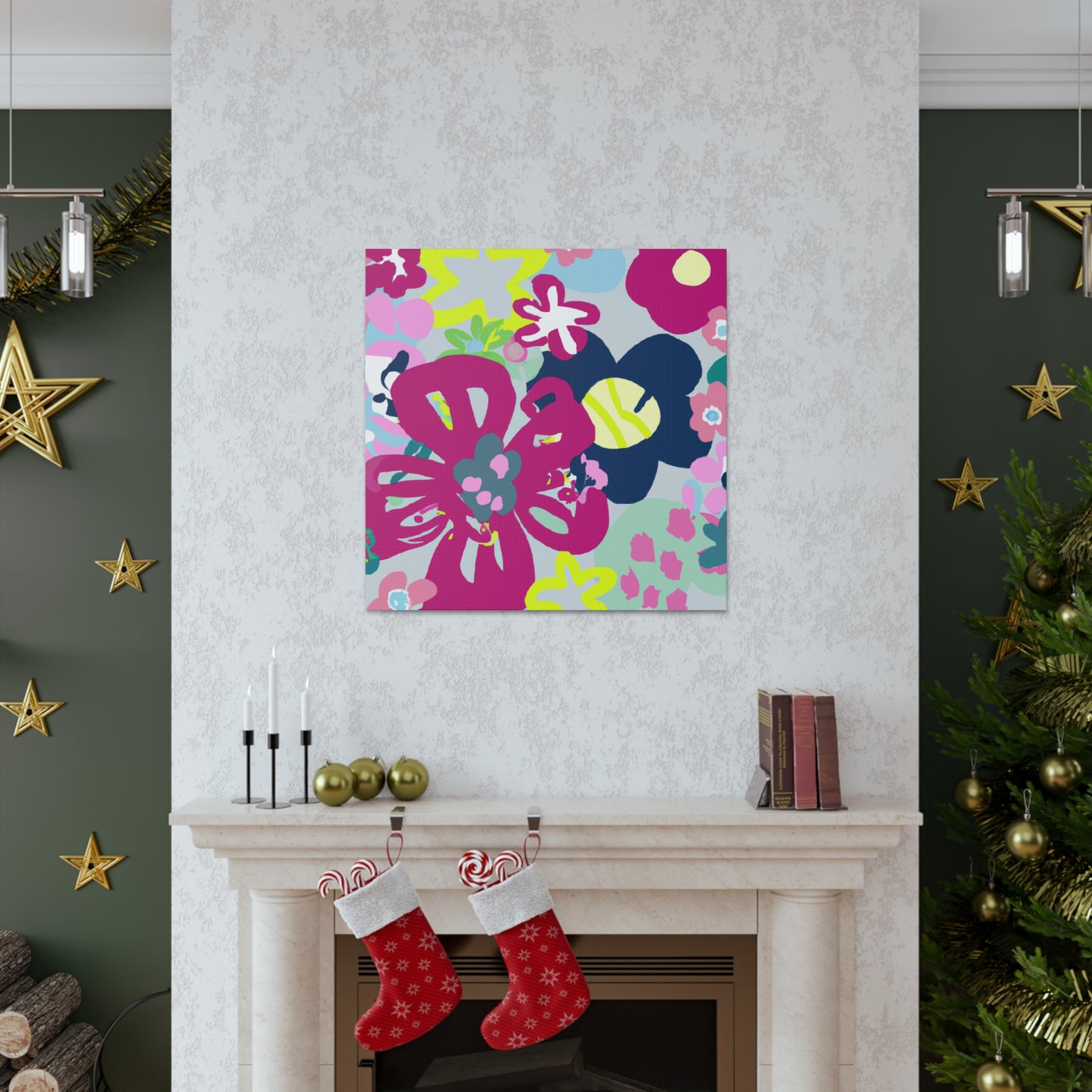 "Petals of Passage" - Floral Canvas