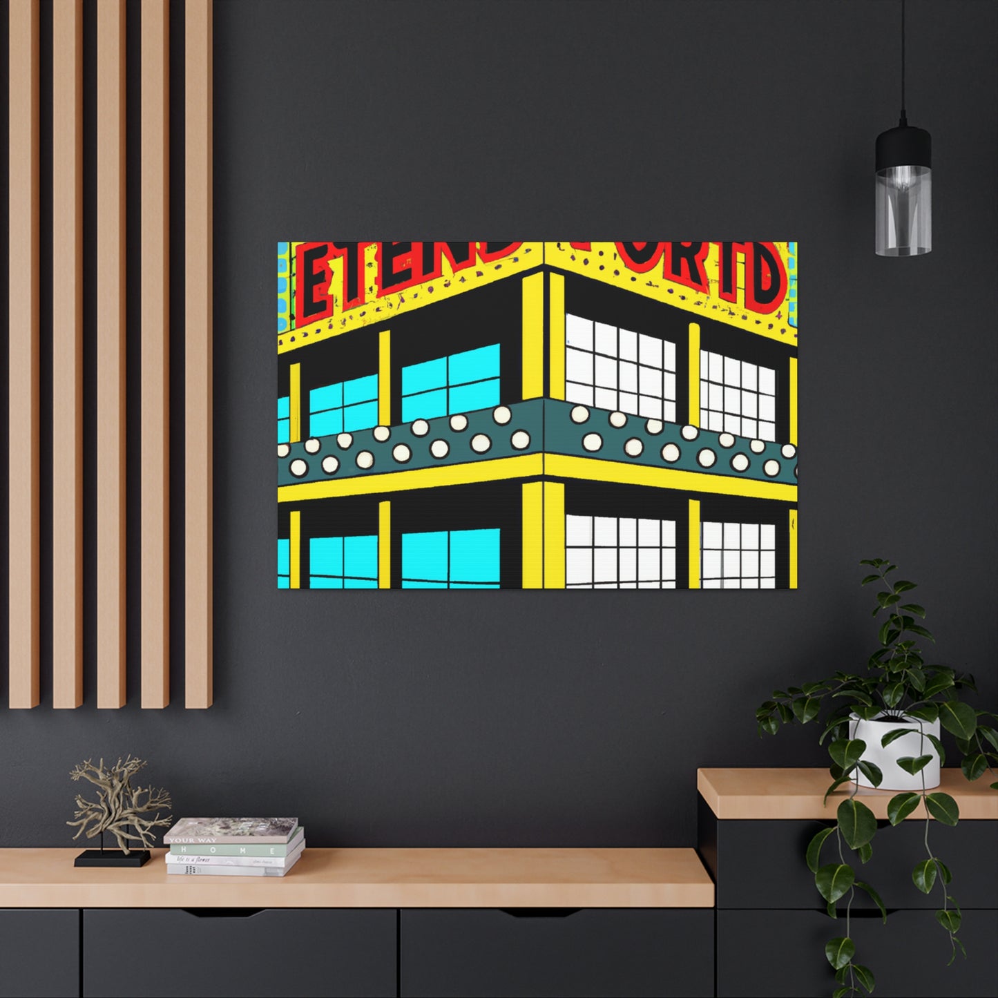 The Rocket Cafe. - Canvas Pop Art