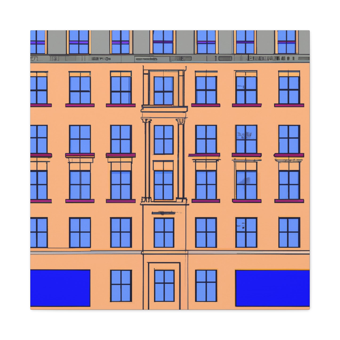 Gwendoline Von Holst - Canvas - Architectural
