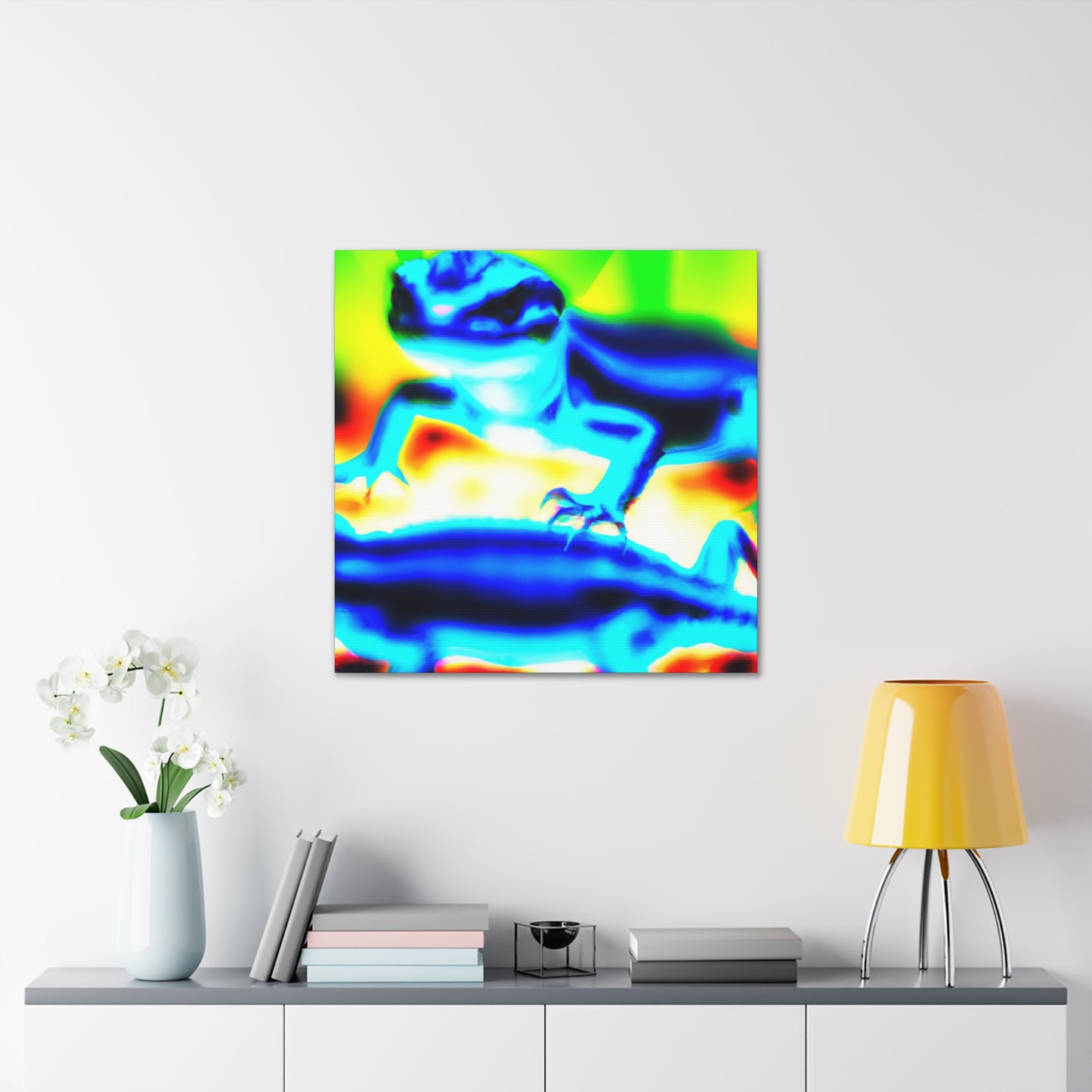 Lemonburst Lynx - Canvas - Abstract