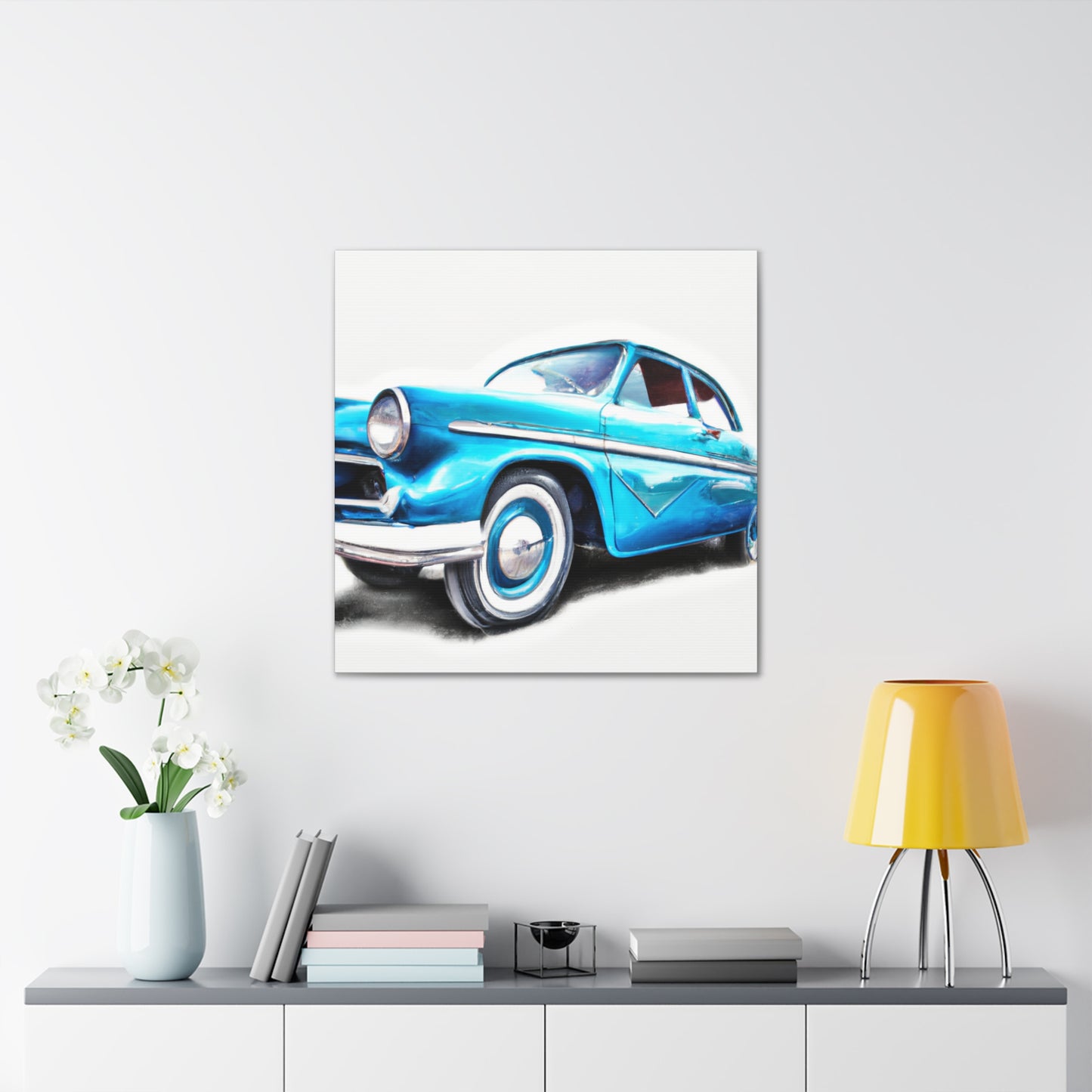 Old Bluey- Automobile Canvas