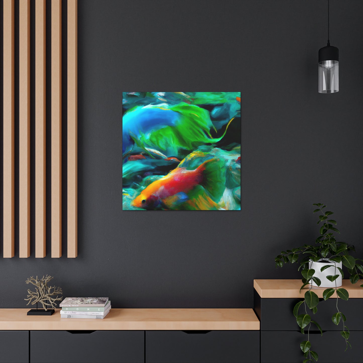 "Cresting Waves" - Underwater Canvas