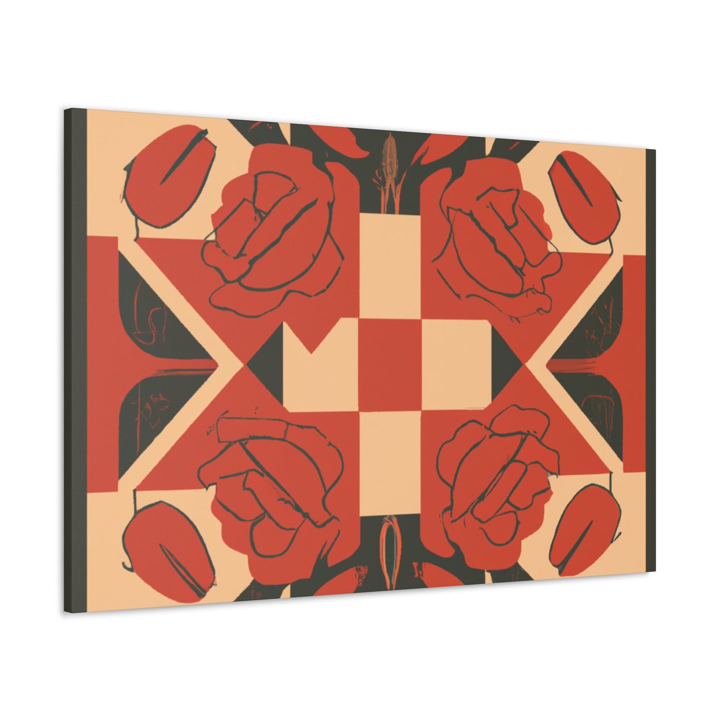 Game Of Roses - Midcentury Canvas