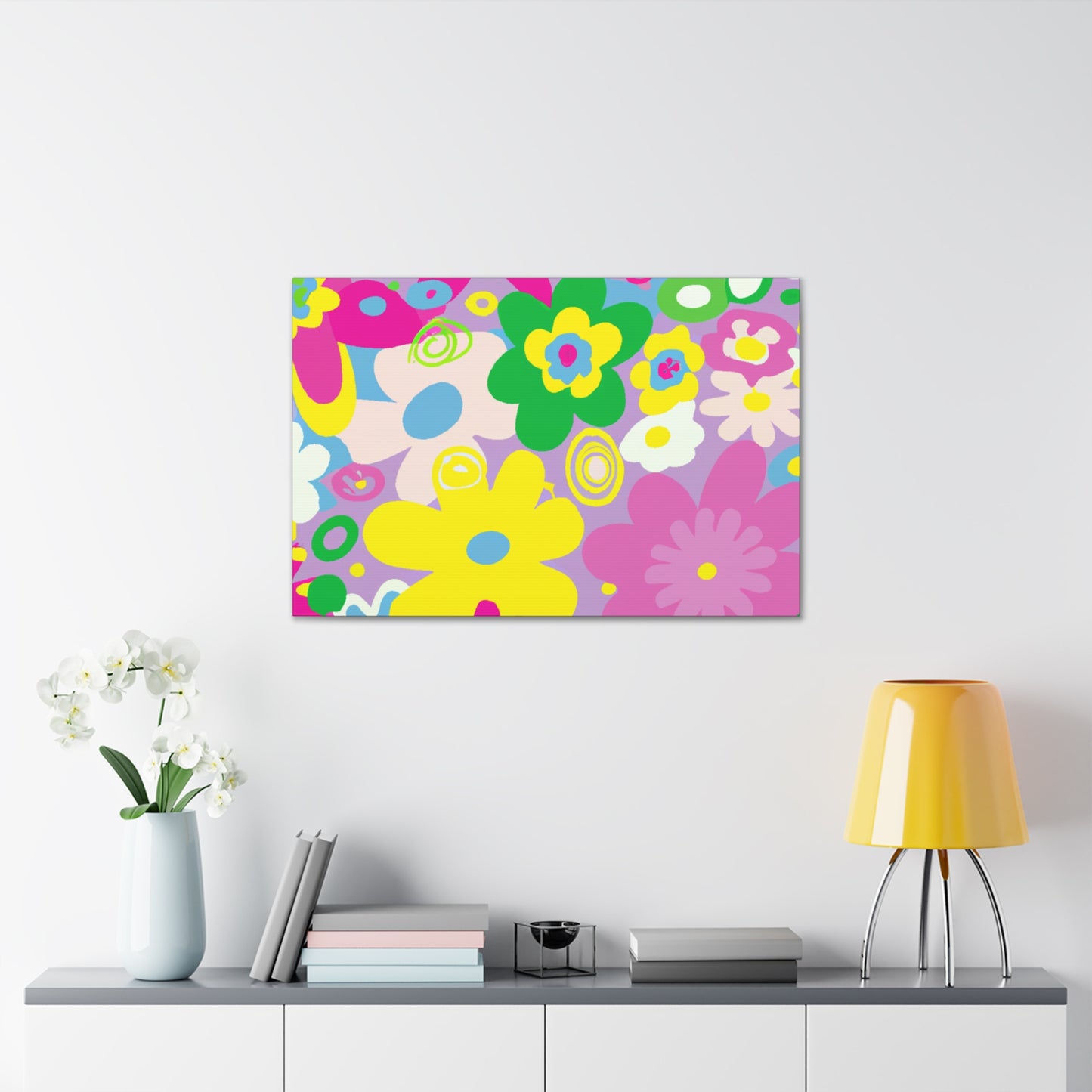 Starlit - Floral - Canvas