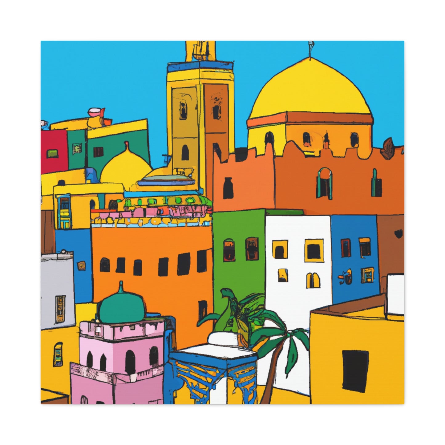 Ibrahim Jadiri - Morraco - Canvas