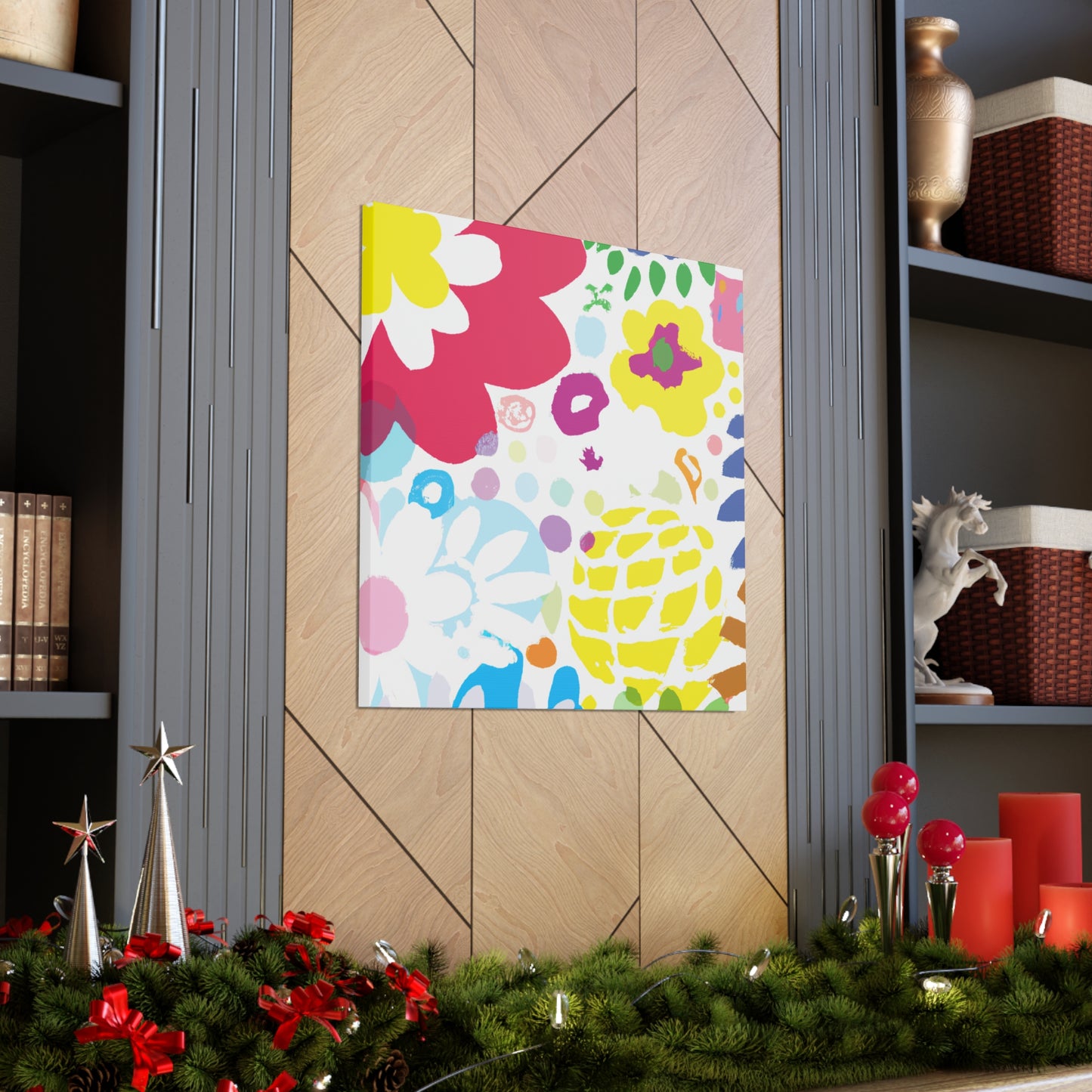 "The Blooming Garden of Glory" - Floral Canvas